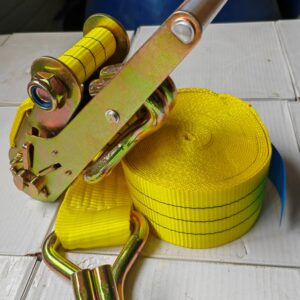Ремень стяжной с храповым механизмом, 4-8 тонн. 10 м. 75мм.